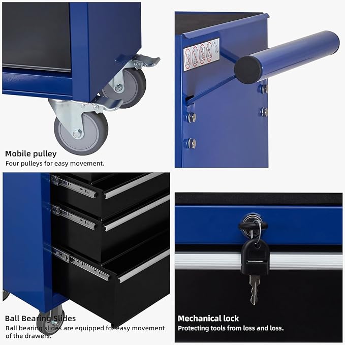 6-Drawer Rolling Tool Chest - Image 5