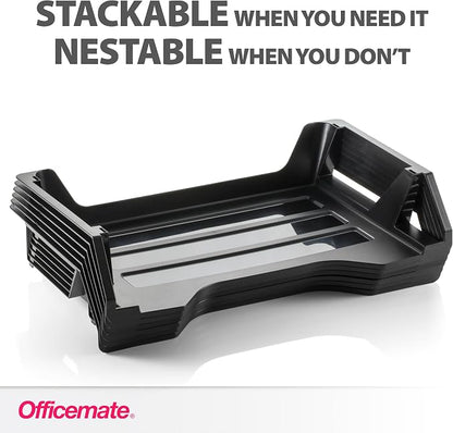 Officemate Recycled Desk Tray, Side Load, 15 1/8 x 8 7/8 x 15 - Image 5
