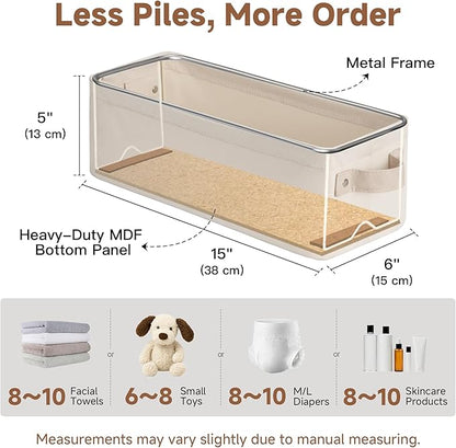 StorageWorks Narrow Storage Bins, Small Basket - Image 2