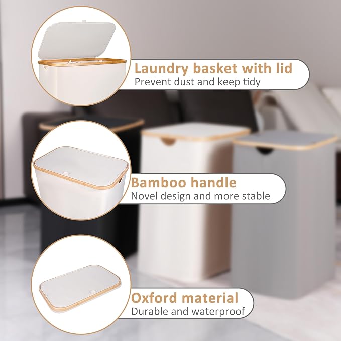 iEGrow 150L Laundry Basket - Image 4