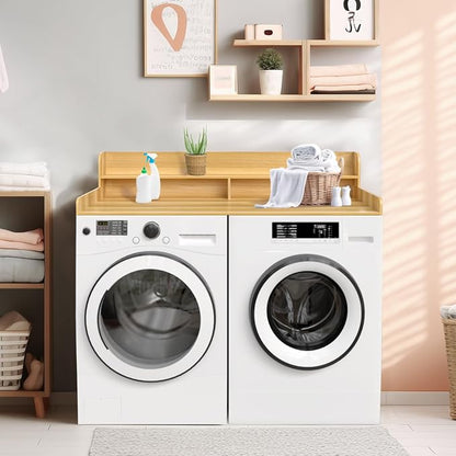 2-Tier Washer and Dryer Countertop Shelf, Laundry Room Storage & Organization - Image 2