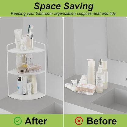 3 Tier Corner Bathroom Counter Organizer, Countertop Organizer, Vanity - Image 6