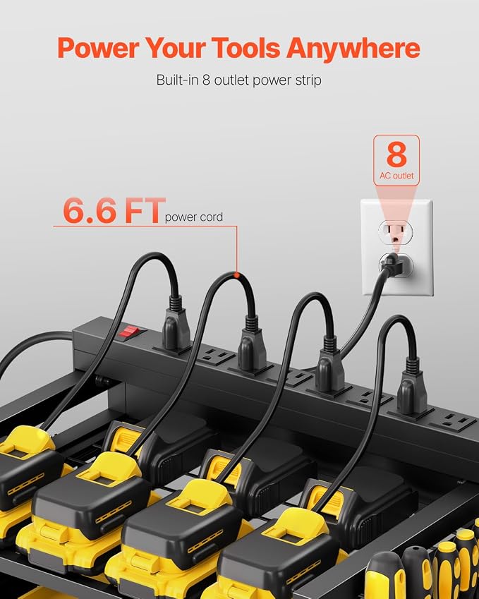 VEVOR 4-Tier Tool Organizer Cart - Image 2