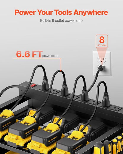 VEVOR 4-Tier Tool Organizer Cart - Image 2