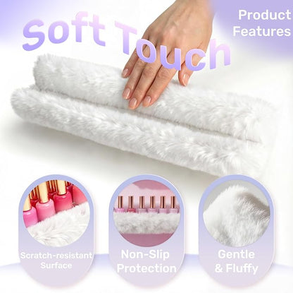 Care&More YJ 15 Inch Nail Polish Shelves, Sunglasses, Essential Oils, Plush - Image 3