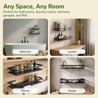 EVALAND Shower Caddy Adhesive 2-Pack - Image 5