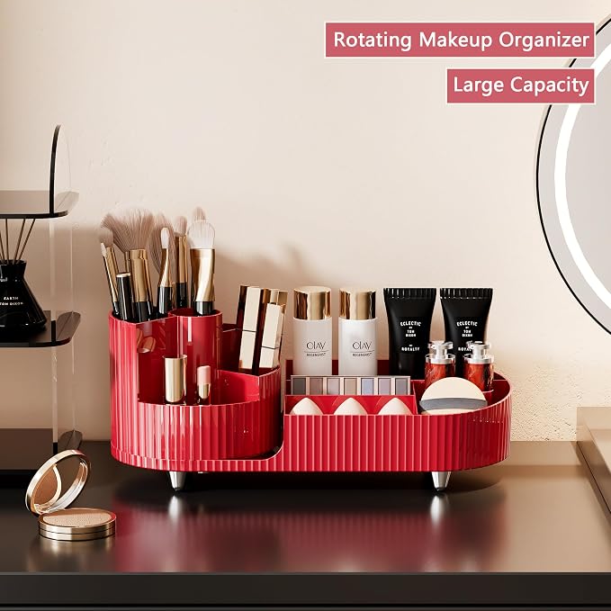 Rotating Makeup Organizer for Vanity - Image 5