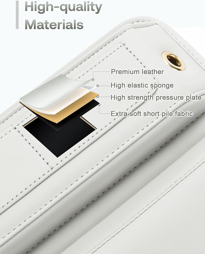 Premium Leather Car Seat Gap Filler Organizer, Universal Fit Interior Accessory - Image 5