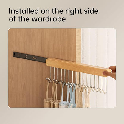 16.2 inch valet rods for closets, extendable and pull-out wardrobe pole for - Image 3