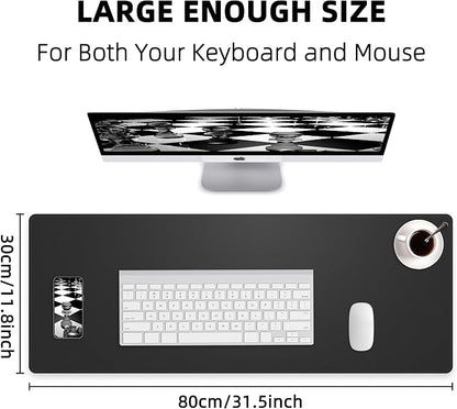Non-Slip Desk Pad, Waterproof PU Leather Protector, Easy Clean Laptop Mat - Image 2