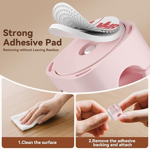 6Pack Rotatable Cord Organizer, Spring Cable Clips Desk Cable Management Cord - Image 4