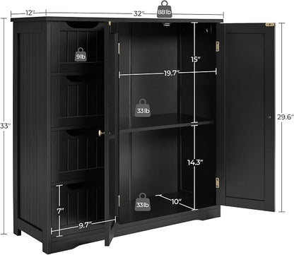 Yaheetech Small Bathroom Storage Cabinet - Image 3