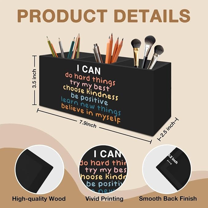 Inspirational Pen Pencil Holder Organizer - Image 7