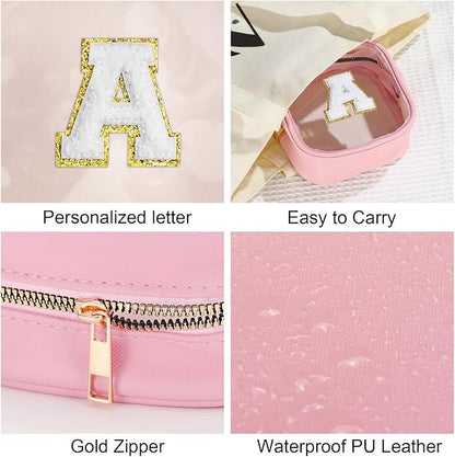 YOOLIFE Initial Make Up Bag Travel Toiletry Bag - Image 4