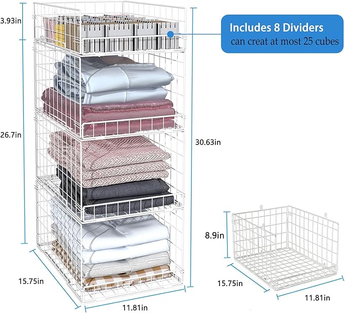 Cidaziya Closet Organizers and Storage Shelves - Image 3