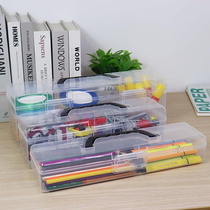 Plastic Storage Container with Lid, Small Storage Bin - Image 6
