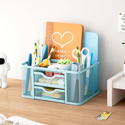 Marbrasse Mesh Desk Organizer, Pen Organizer - Image 5