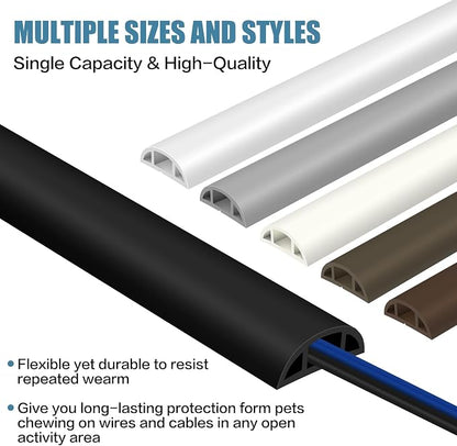 Floor Cord Covers for Wires 20FT Cable Hider Wire Coverr Self Adhesive Cord - Image 6