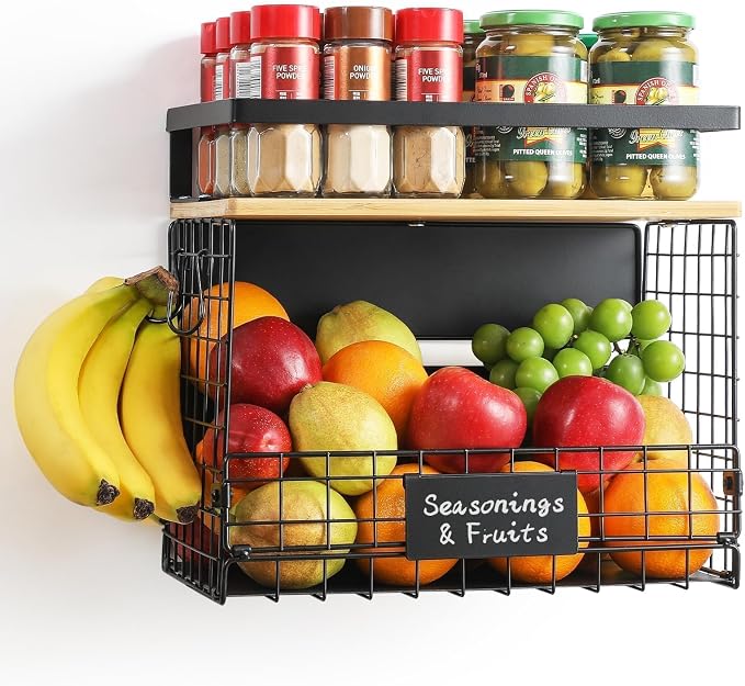 1 SET Strong Magnetic Shelf Basket - Image 9
