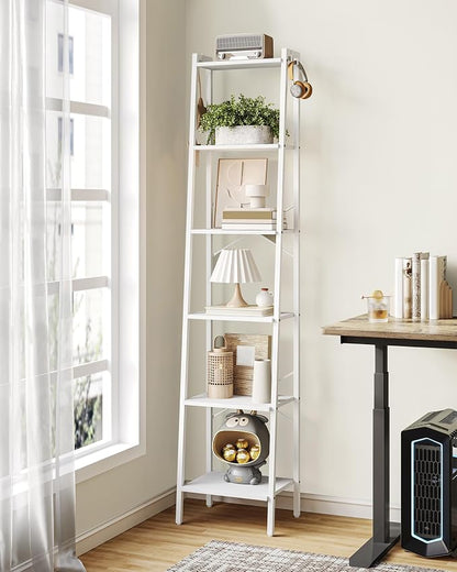 Hzuaneri Ladder Shelf, Freestanding Corner Storage Shelf | Bookcase - Image 8