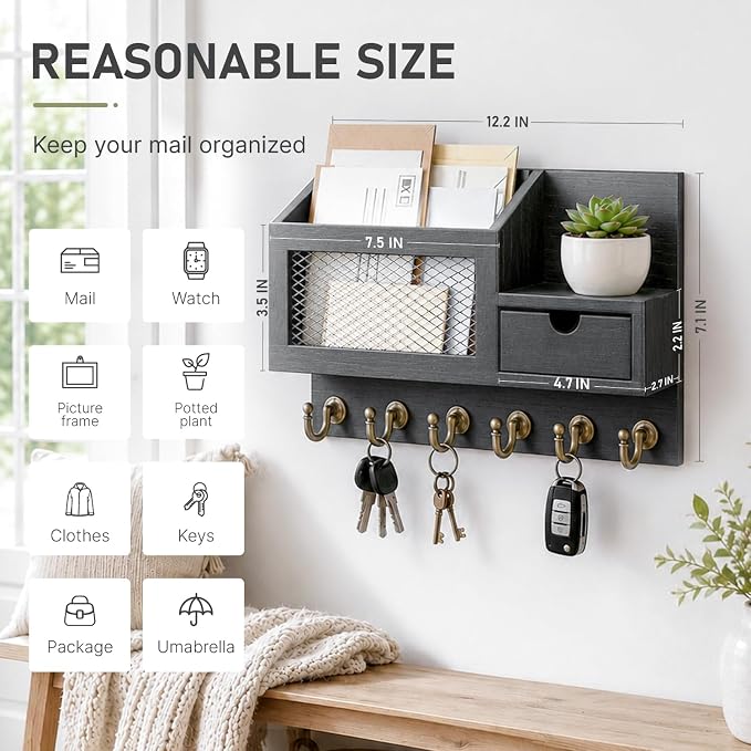 FifthQuarter Key and Mail Holder - Image 2