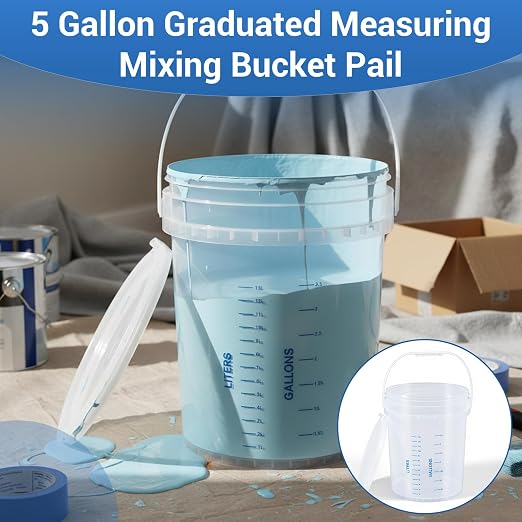 Lounsweer 5 Gallon 2 Pack Clear Bucket - Image 7