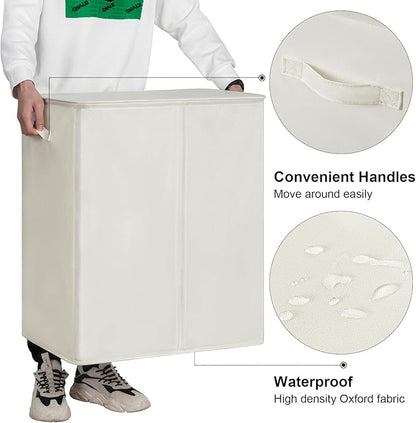 WOWLIVE 140L Double Laundry Hamper - Image 6