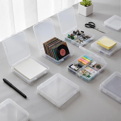 Jetec 6 Pieces Mini Plastic Clear Beads Storage Containers Box - Image 4