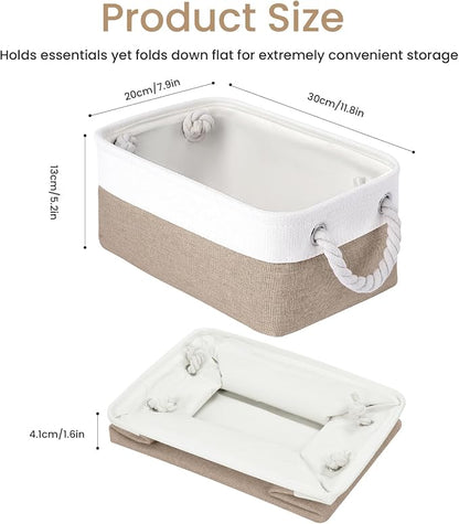 11.8x7.9x5.2 Inch Fabric Small Storage Bins - Image 4