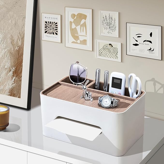 PU Leather Tissue Box Cover Rectangular - Image 4