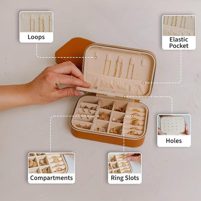 Small Travel Jewelry Box Organizer - Image 3