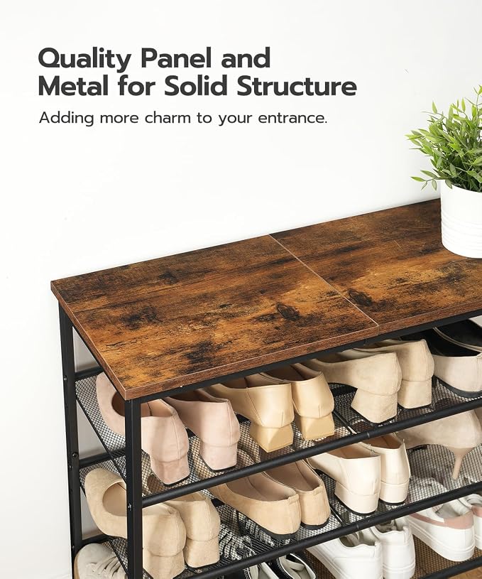 HOOBRO Shoe Rack for Entryway, 5-Tier Shoe Organizer - Image 8