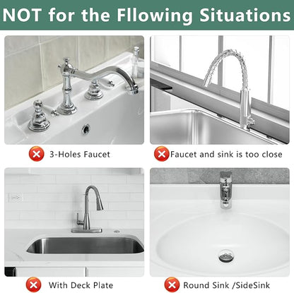 23.6inch x 4inch Kitchen Sink Faucet Mat, Water Absorbing Stone Faucet Splash - Image 6