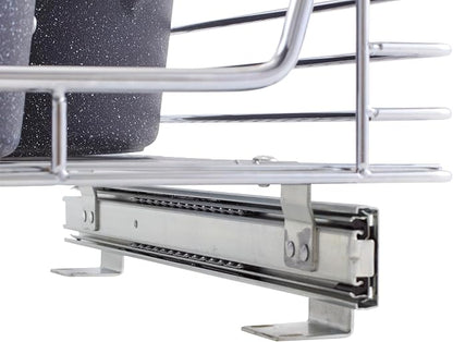 Household Essentials Chrome-Plated Steel Pull-Out Organizer - Image 11