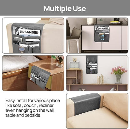 Teniux Remote Control Holder GRS Certified Armrest Organizer - Image 5