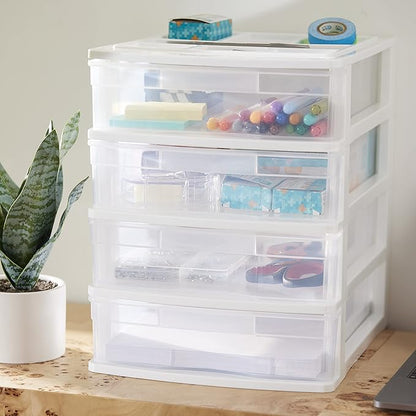 Gracious Living 4 Drawer Desktop & Countertop Organizer w/Organization Lid - Image 6