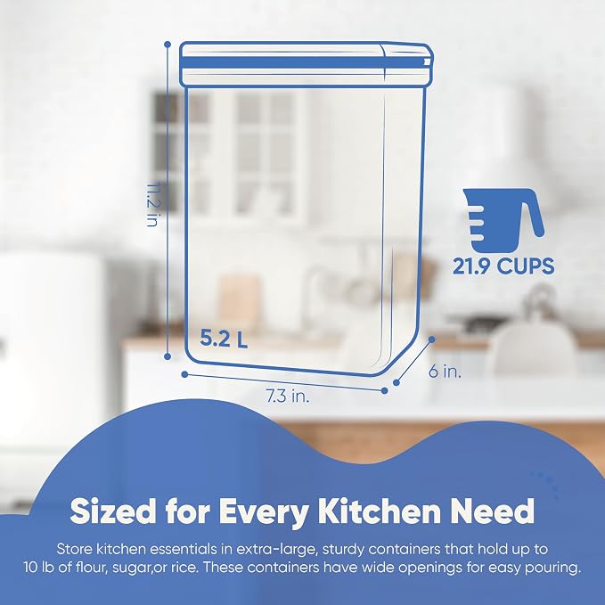 Chef's Path Large Airtight Food Storage Containers - Image 4