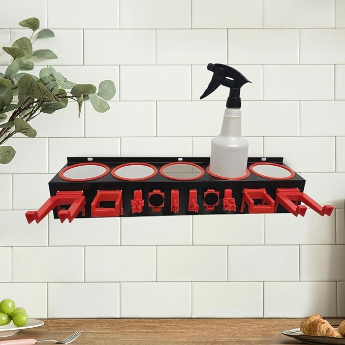 Spray Bottle Storage Rack Spray Can Holder Bracket Bottle Organizer Shelf - Image 4
