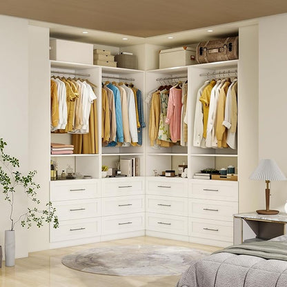 Closet System with Drawers, 2FT Closet Organize System with 3 Drawers & 2 - Image 9
