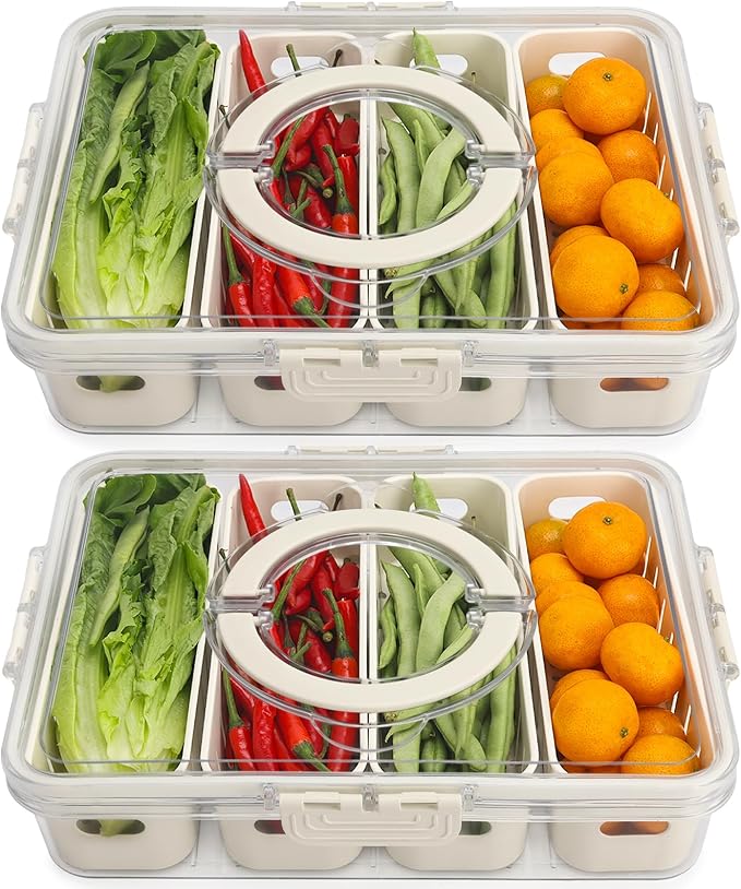 Salad Bar Containers for Fridge by Shopwithgreen
