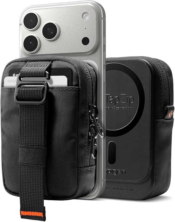 Spigen for MagSafe Wallet Magnetic Pouch Organizer RFID Blocking EDC SSD Card by Spigen