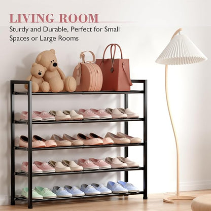 Bumusty 5-Tier Expandable Shoe Rack - Image 4