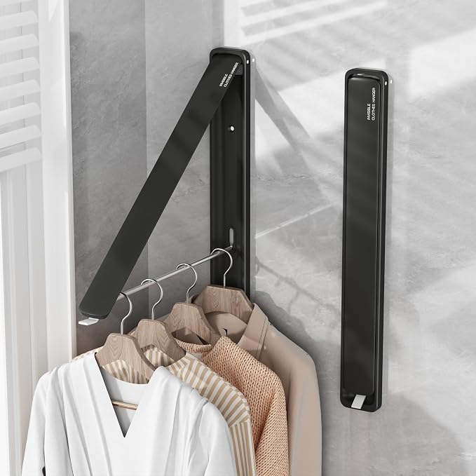 Retractable Clothes Drying Rack by Dancrul