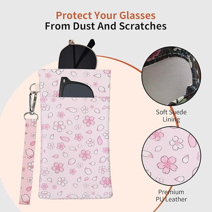 Double Eyeglass Case Soft Dual Glasses Case - Image 3