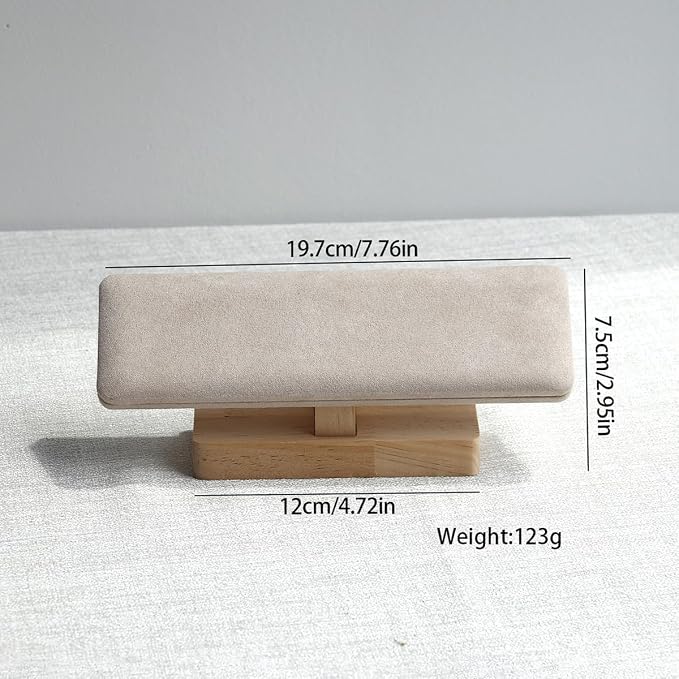 Wooden Watches Display Tower Base Watch Neck Bracelet Organizer Rack Bangle - Image 6