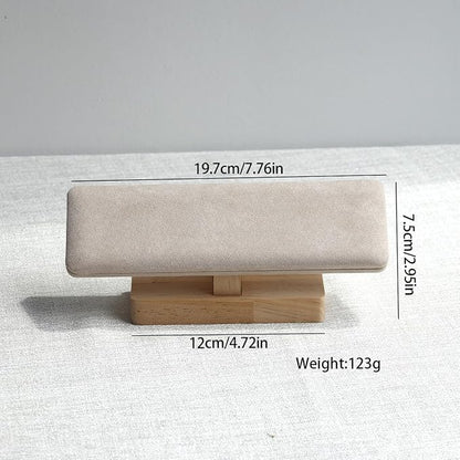Wooden Watches Display Tower Base Watch Neck Bracelet Organizer Rack Bangle - Image 6
