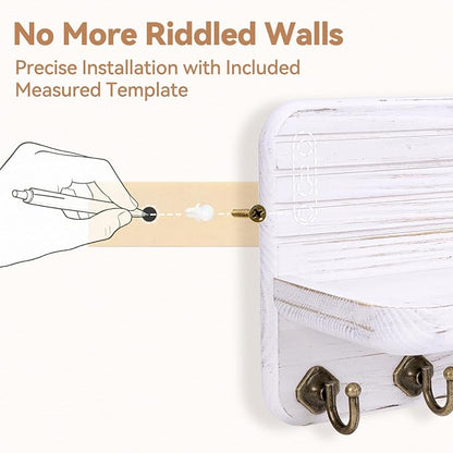 Key Holder for Wall, Mail Organizer Wall Mount - Image 4