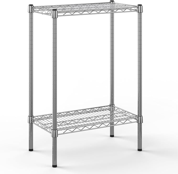 14" Deep x 24" Wide x 34" Height Wire Shelving Kit | 2-Tier | NSF Commercial by Regal+Altair