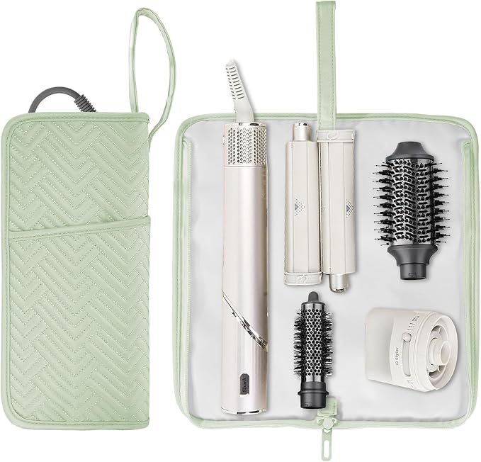 SITHON Hot Iron Holder & Mat, Heat Resistant Hair Tools Travel Bag Portable Hot - Image 8