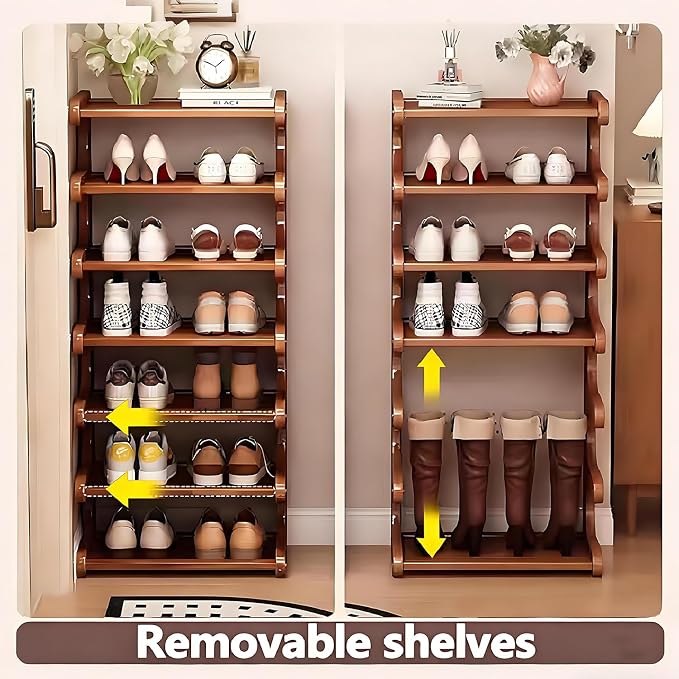 39" Bamboo Shoe Rack - Image 8